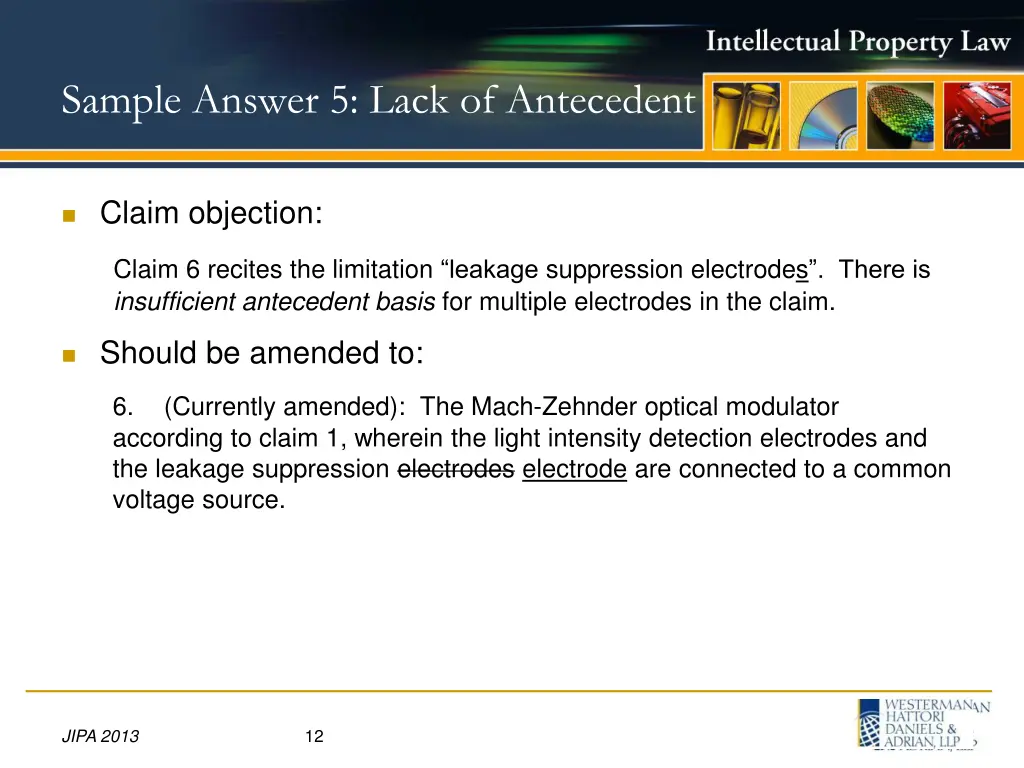 sample answer 5 lack of antecedent