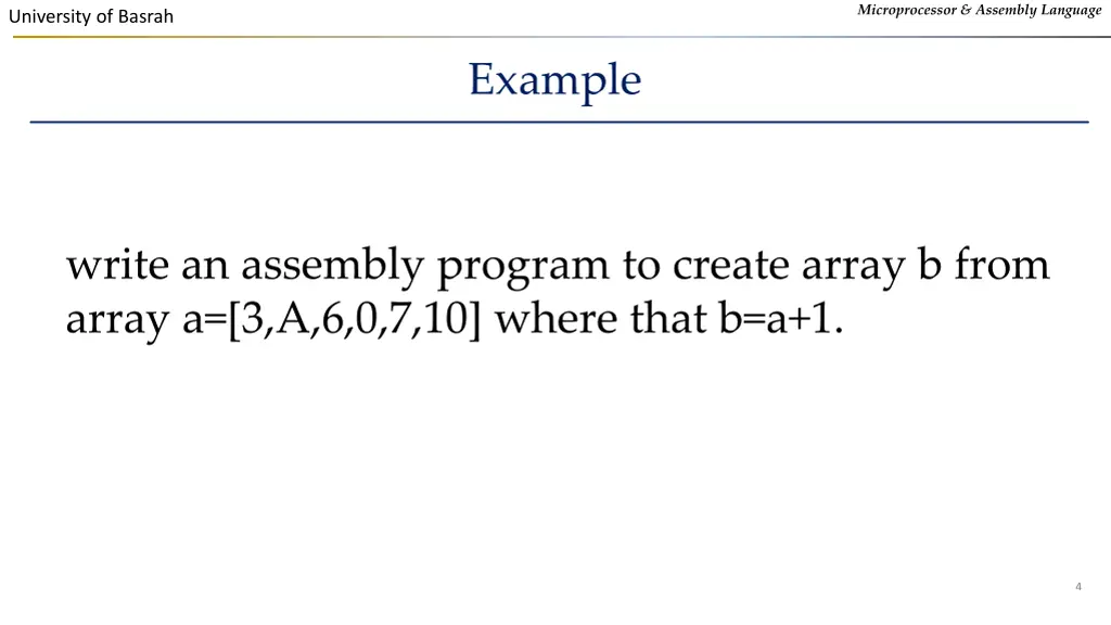 microprocessor assembly language 2