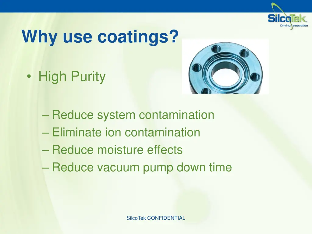 why use coatings