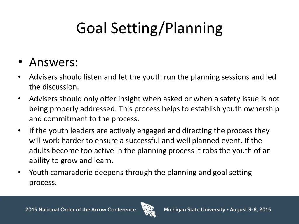 goal setting planning 1