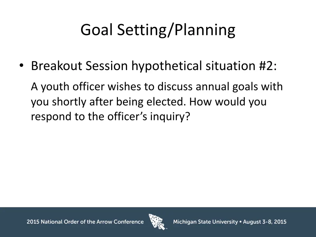 goal setting planning 2
