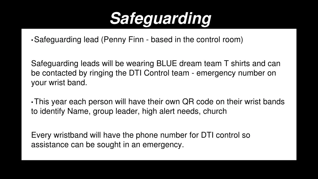 safeguarding