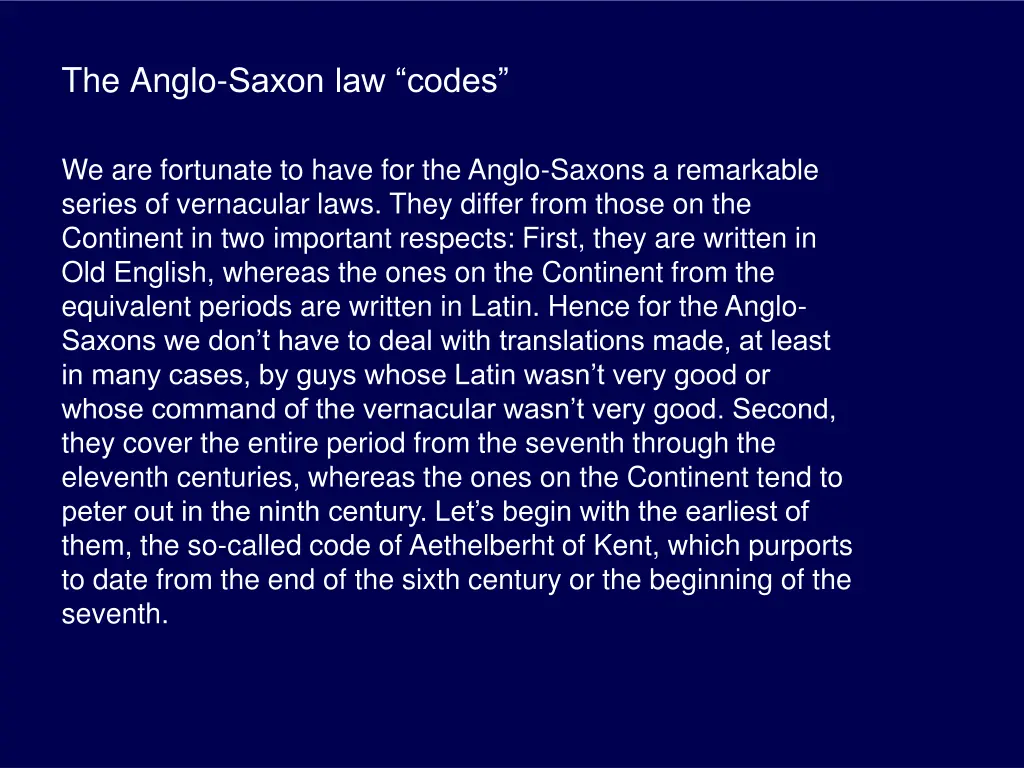 the anglo saxon law codes