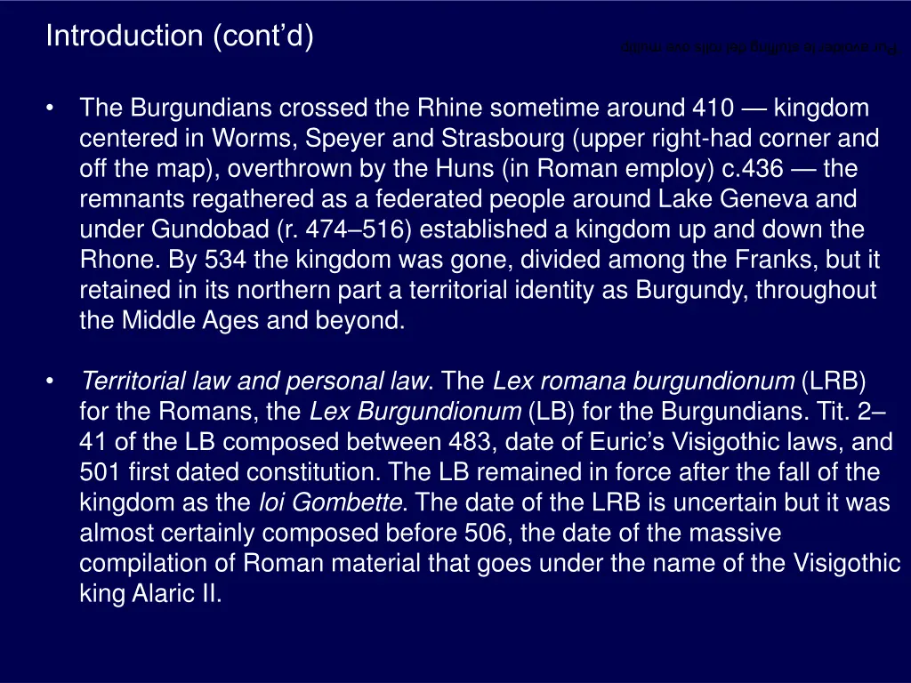 introduction cont d