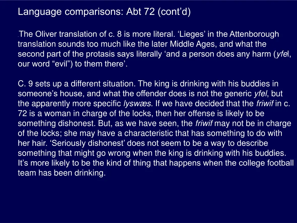 language comparisons abt 72 cont d 1