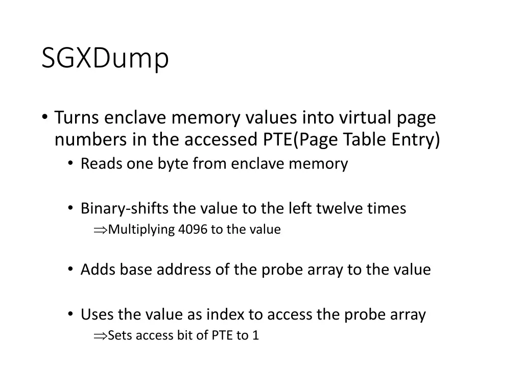 sgxdump