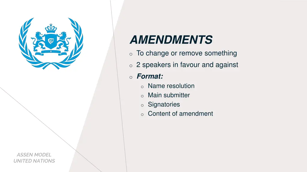 amendments