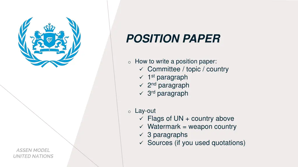 position paper 1