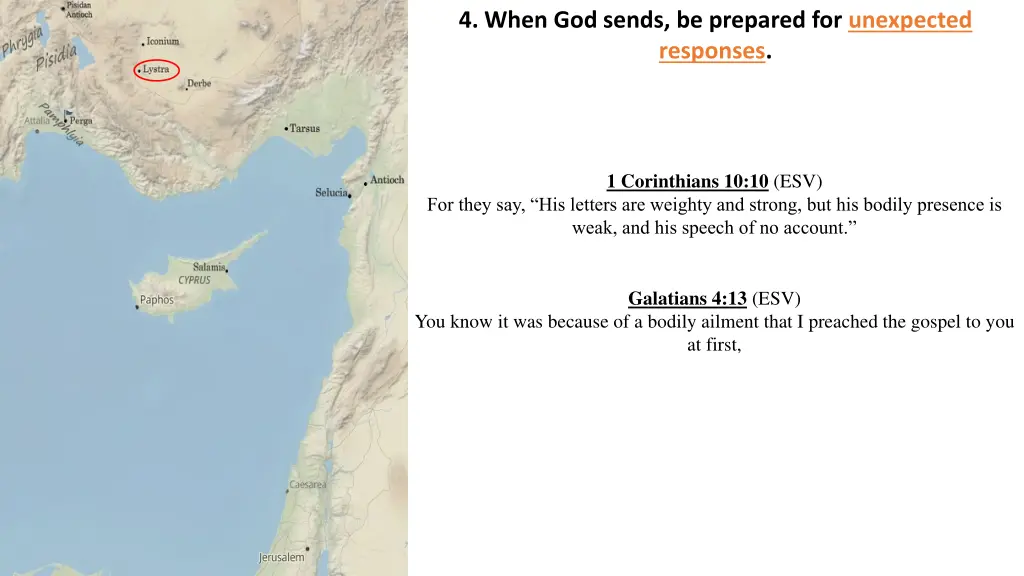 4 when god sends be prepared for unexpected