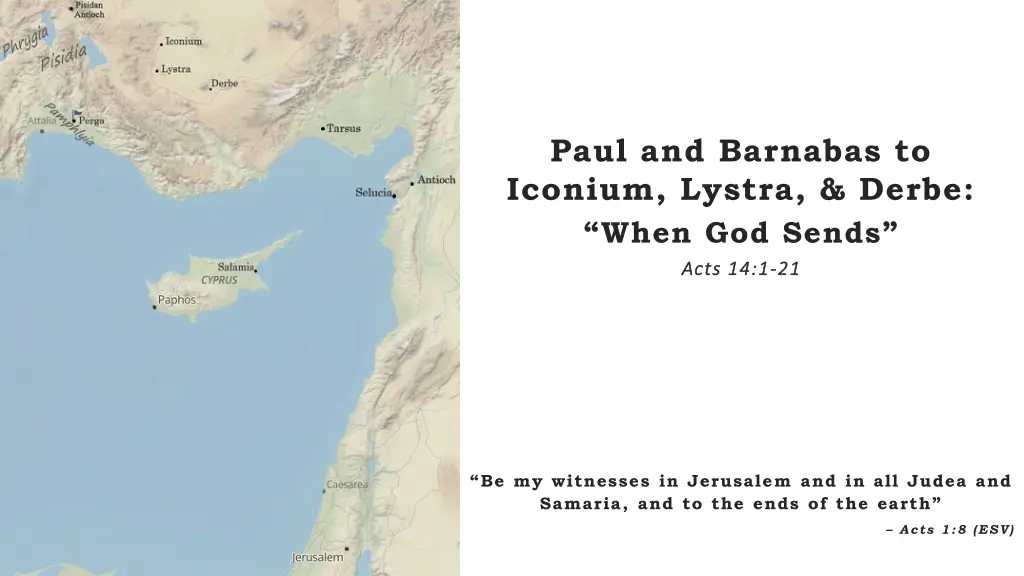 paul and barnabas to iconium lystra derbe when