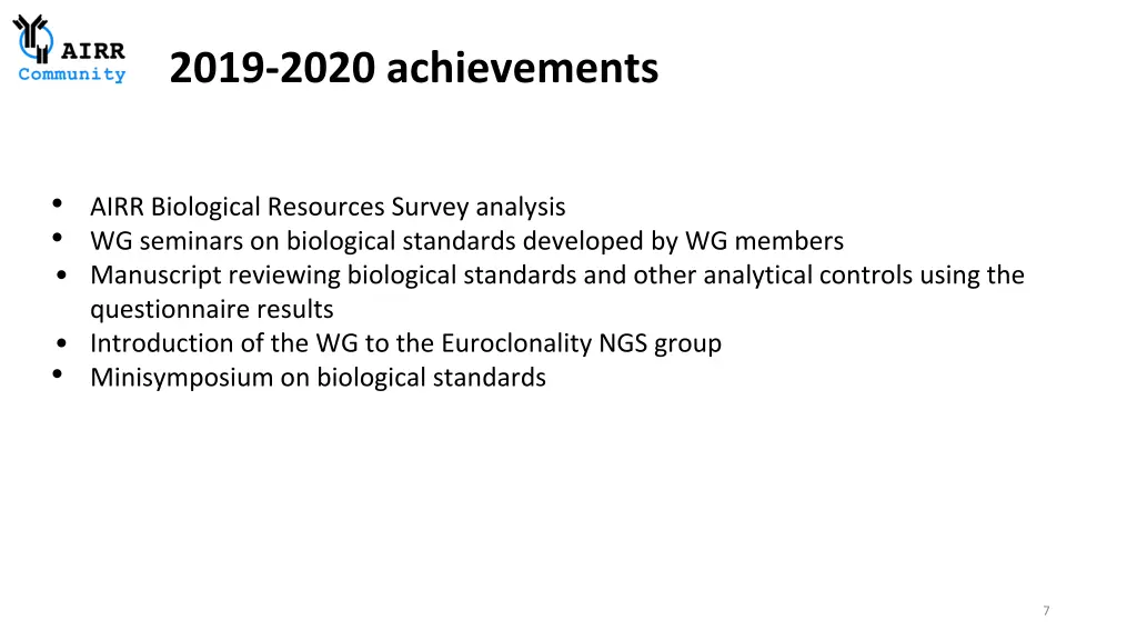 2019 2020 achievements