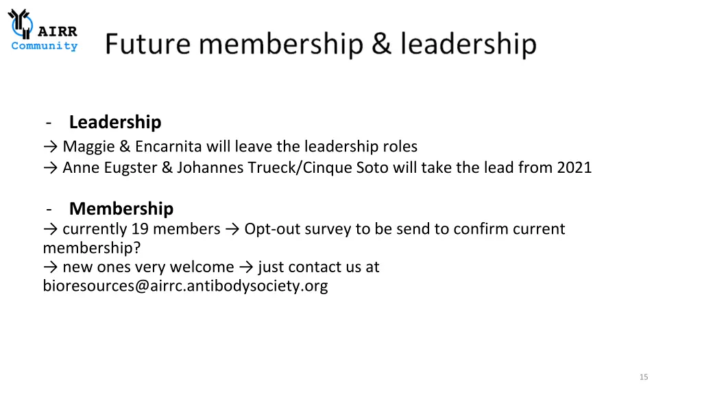 leadership maggie encarnita will leave