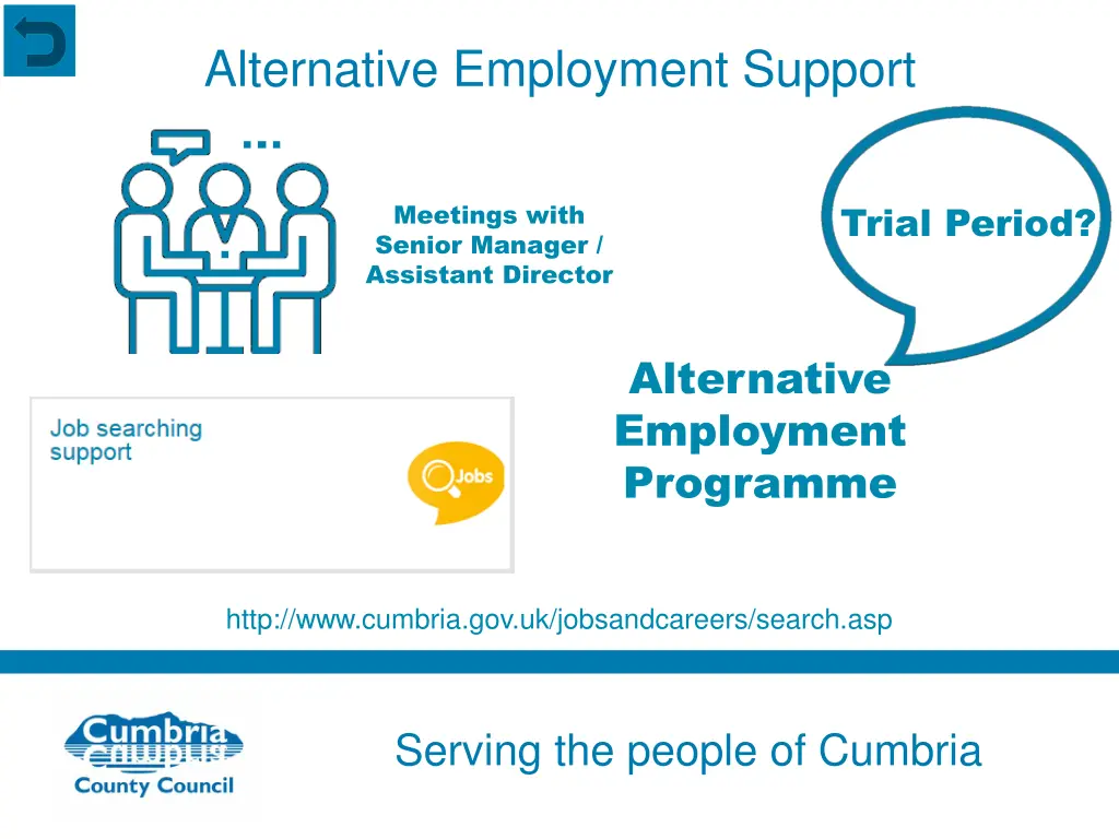 alternative employment support