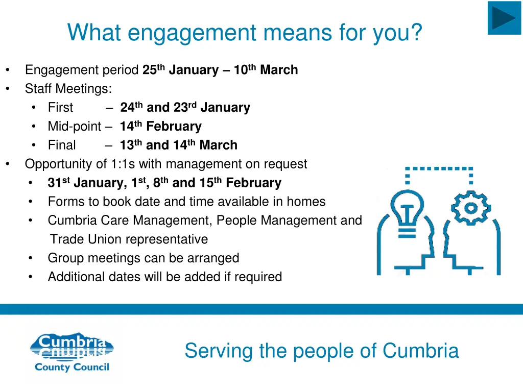 what engagement means for you