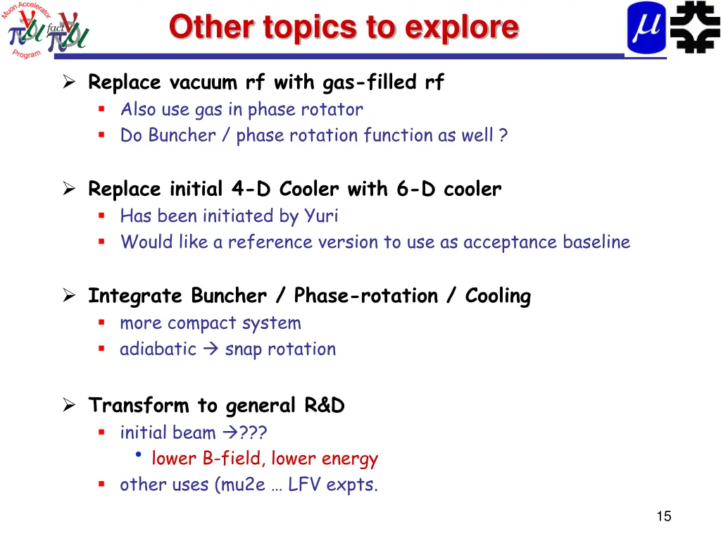 other topics to explore