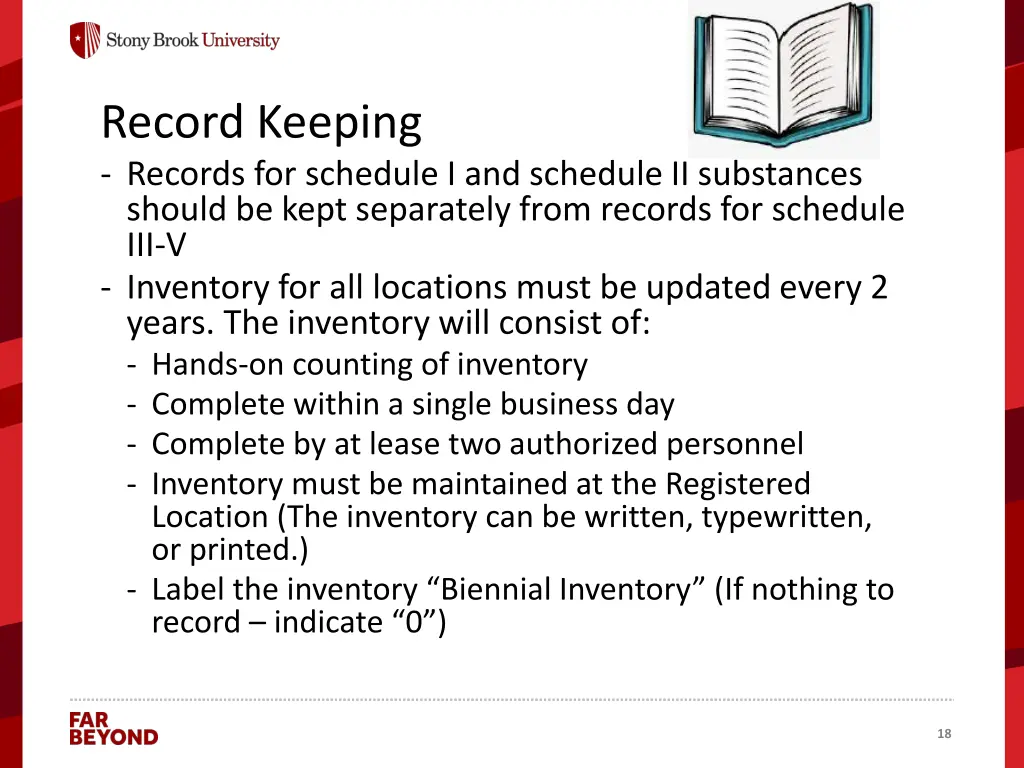 record keeping records for schedule