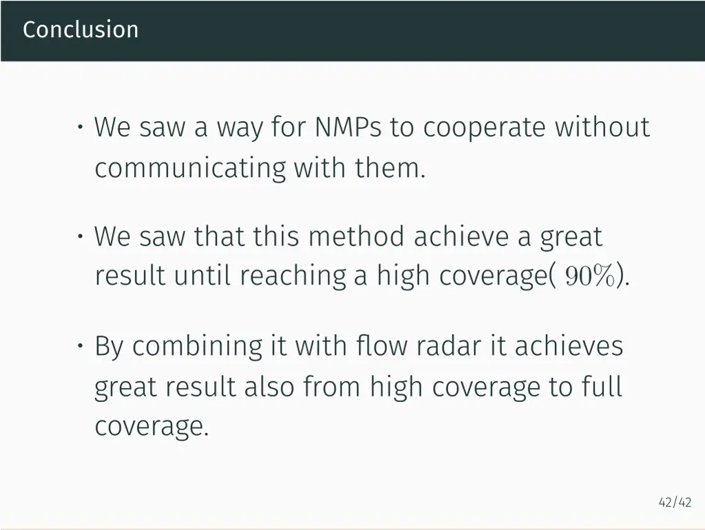 conclusion