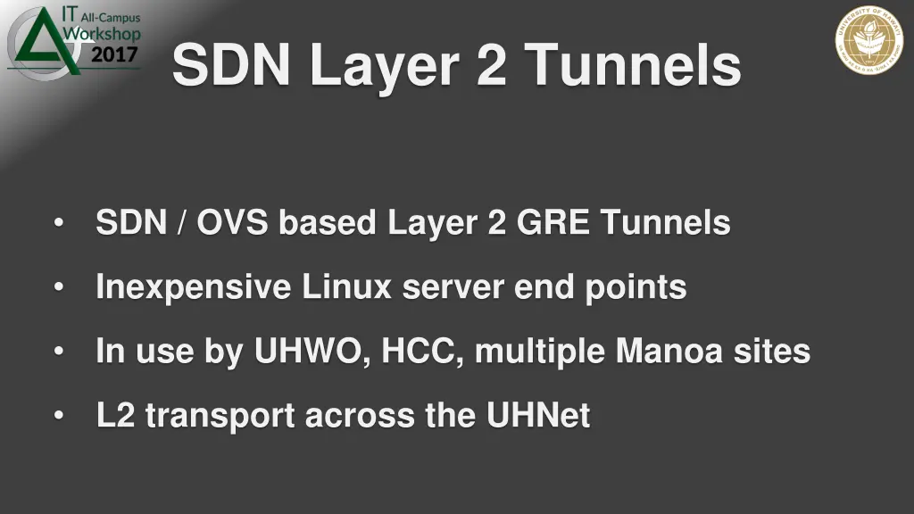 sdn layer 2 tunnels