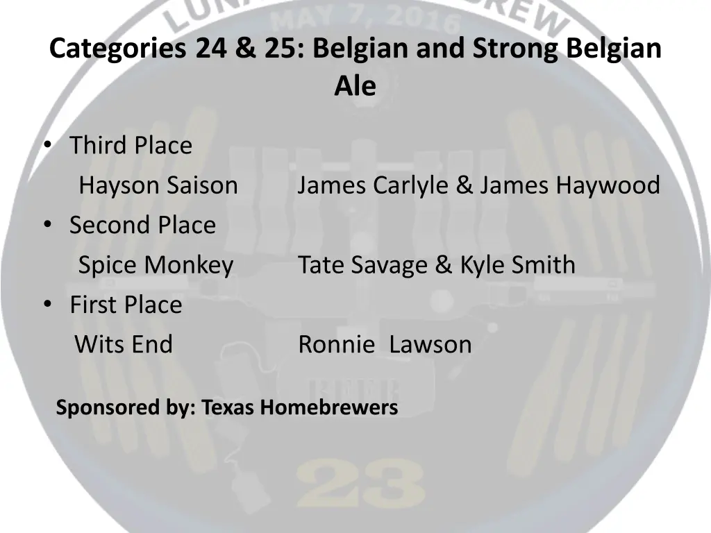 categories 24 25 belgian and strong belgian ale