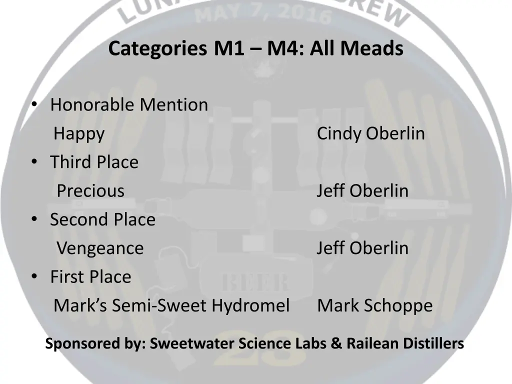 categories m1 m4 all meads