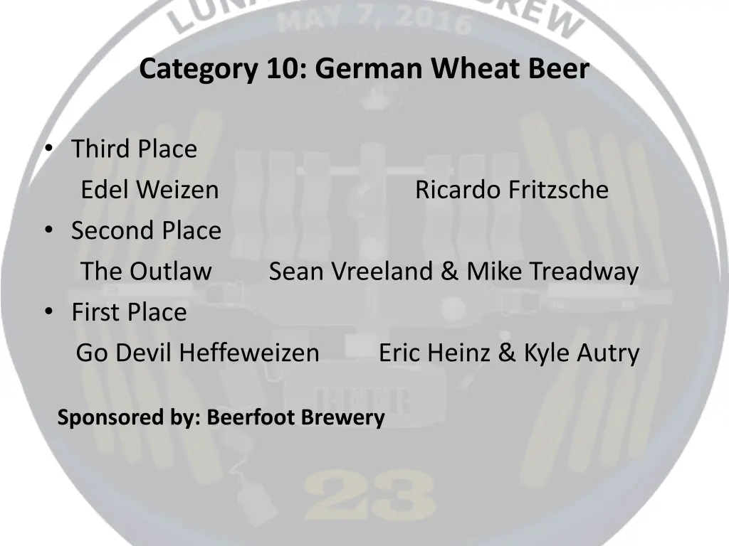 category 10 german wheat beer