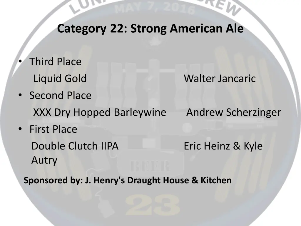 category 22 strong american ale