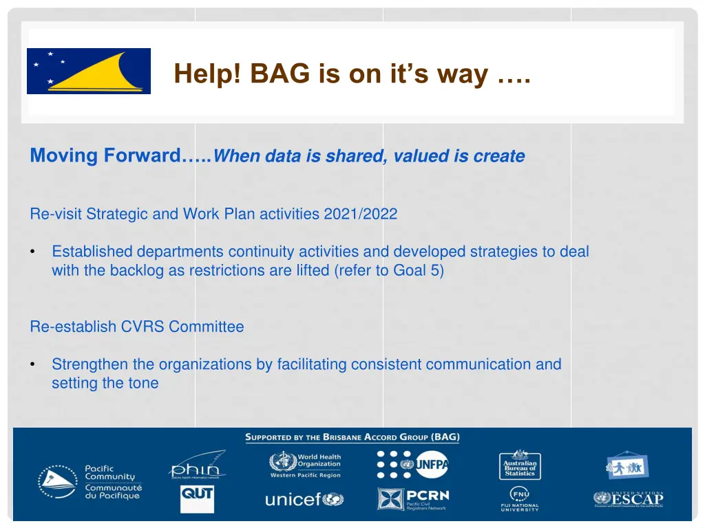 help bag is on it s way