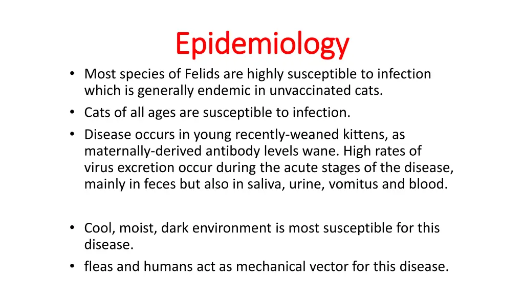 epidemiology epidemiology