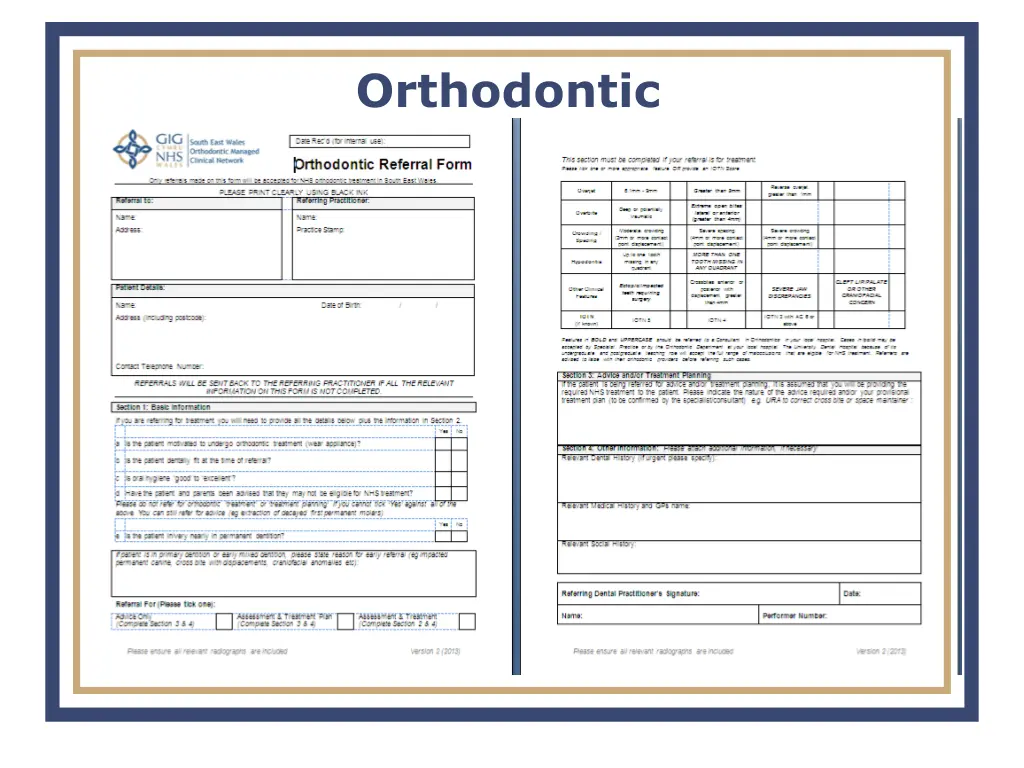 orthodontic