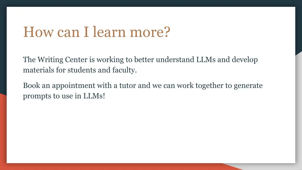 how can i learn more