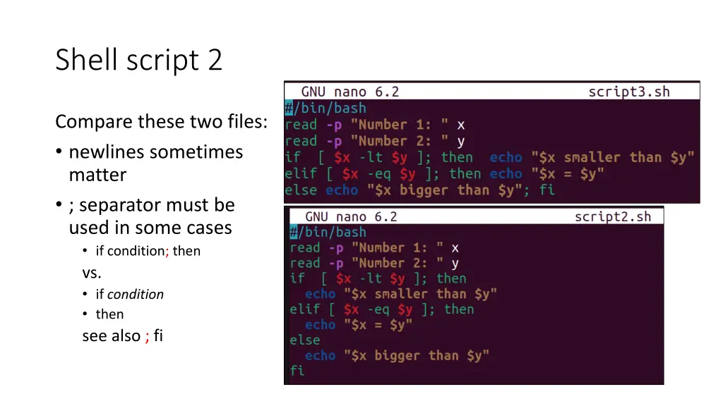 shell script 2