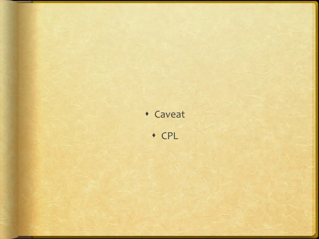 caveat