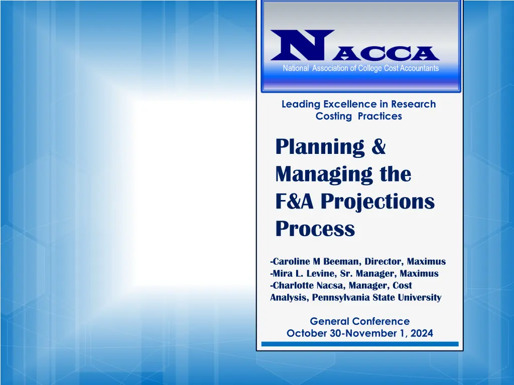 leading excellence in research costing practices