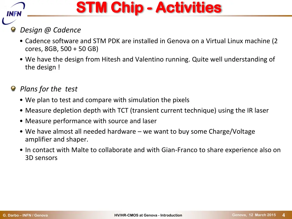 stm chip stm chip activities