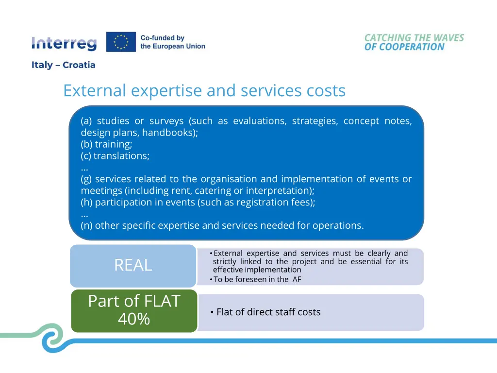 external expertise and services costs