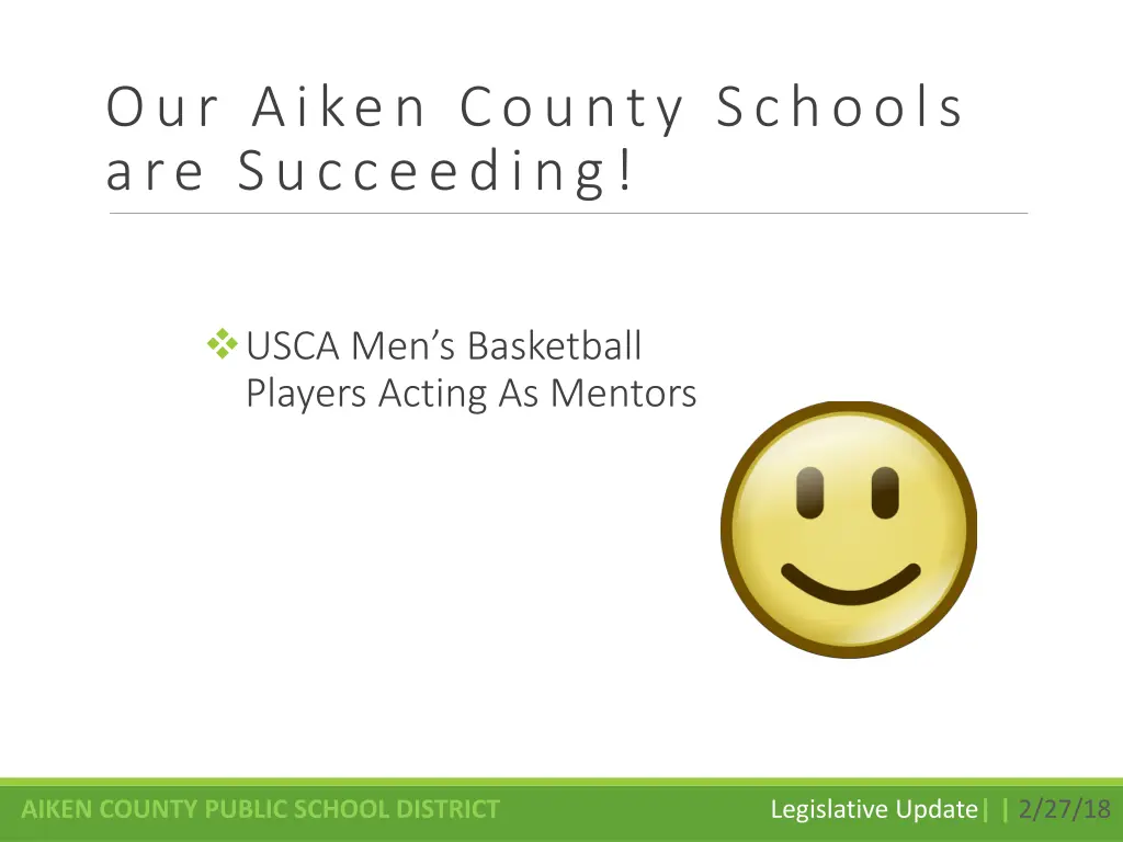 our aiken county schools are succeeding