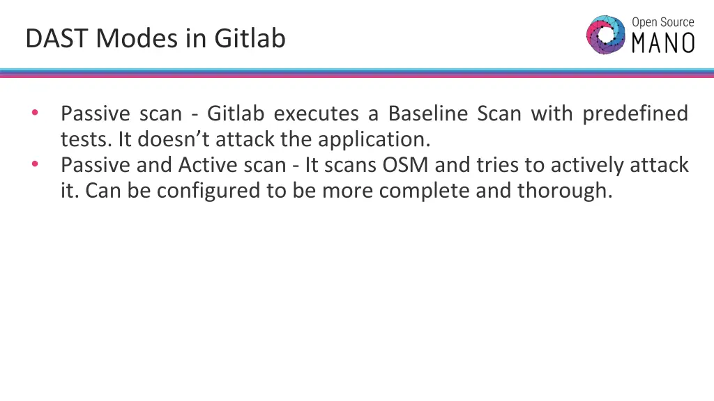 dast modes in gitlab