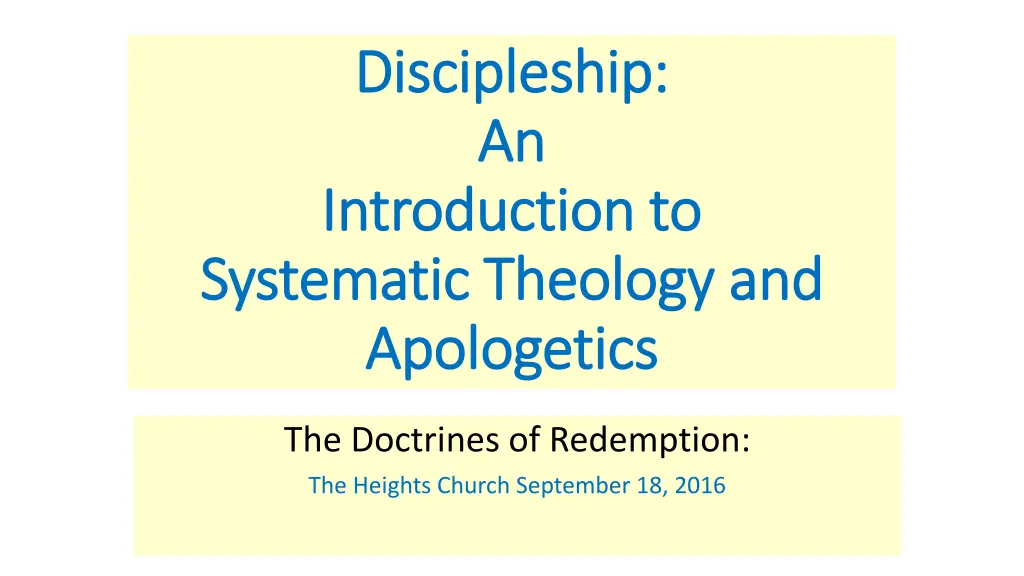 discipleship discipleship an an introduction