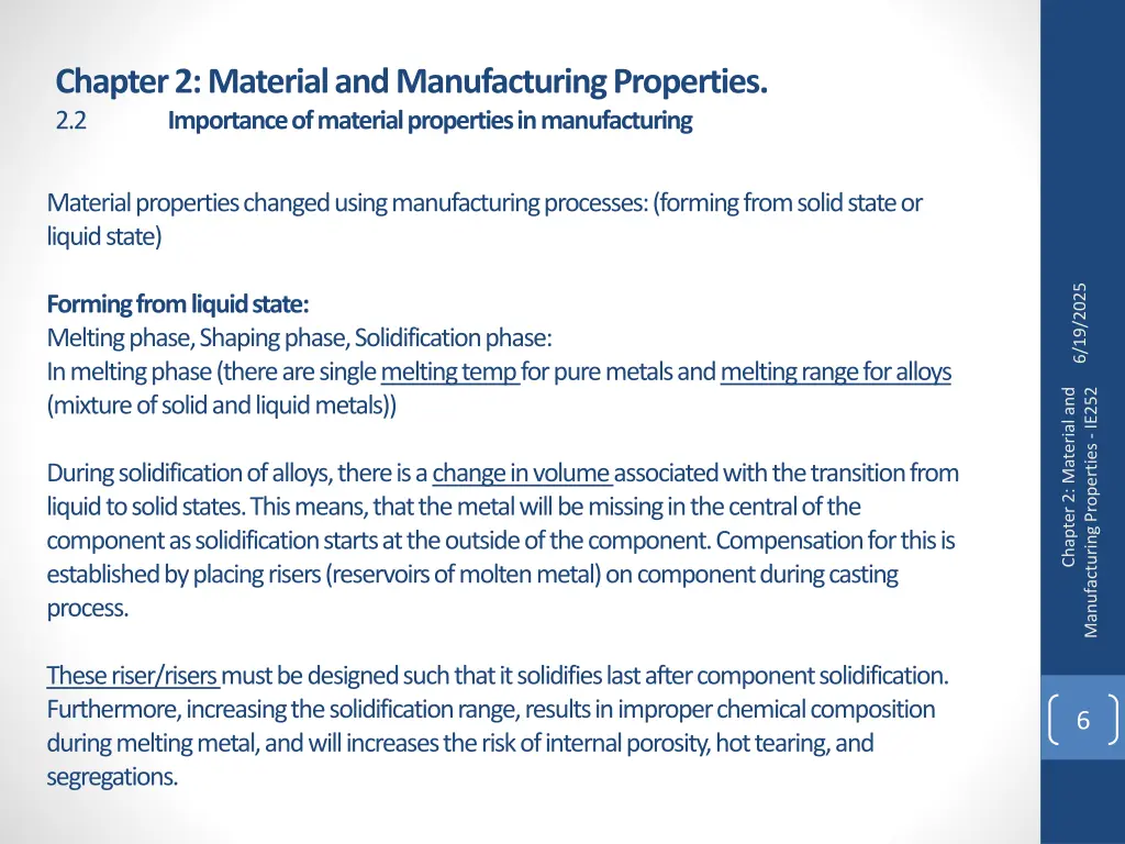 chapter 2 material and manufacturing properties 4