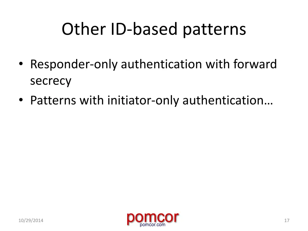 other id based patterns