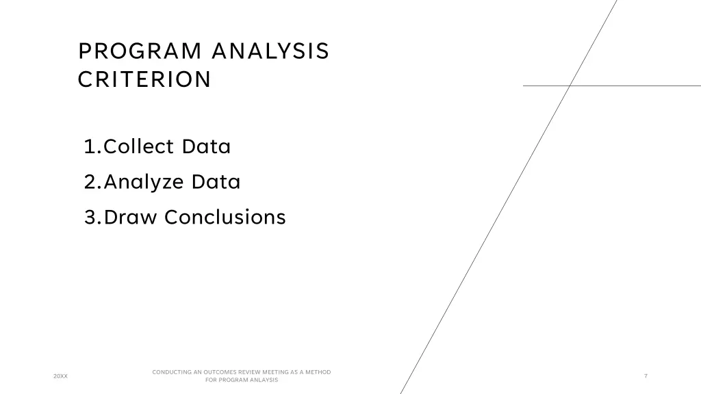 program analysis criterion 3