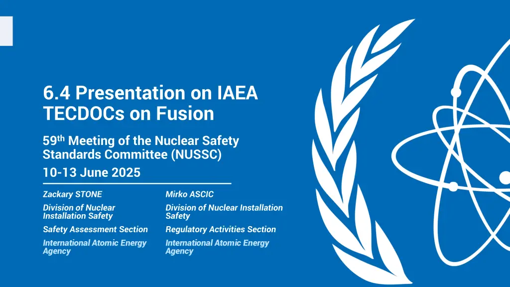 6 4 presentation on iaea tecdocs on fusion