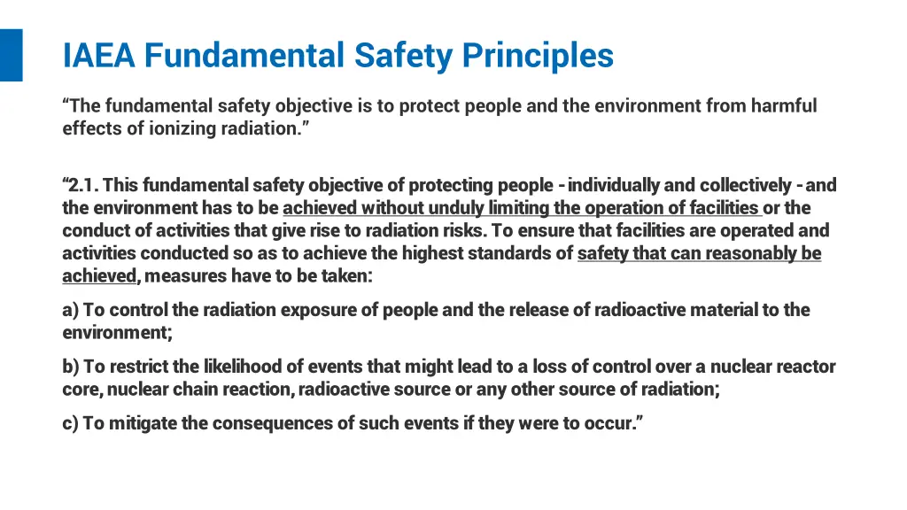 iaea fundamental safety principles