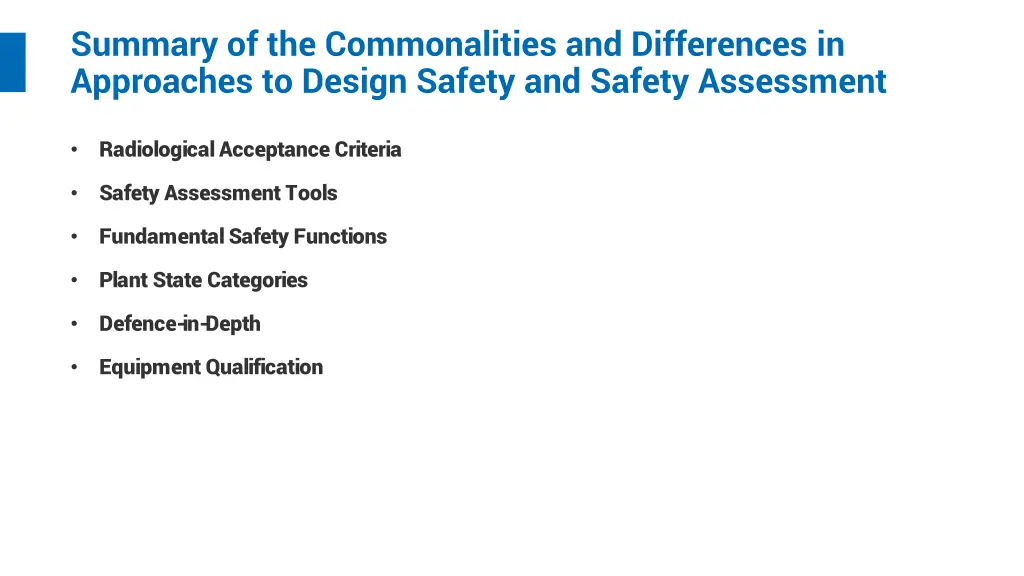 summary of the commonalities and differences