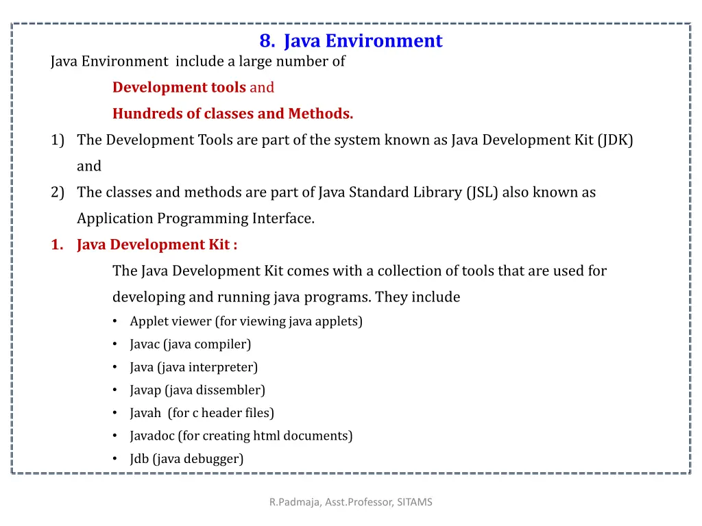 8 java environment