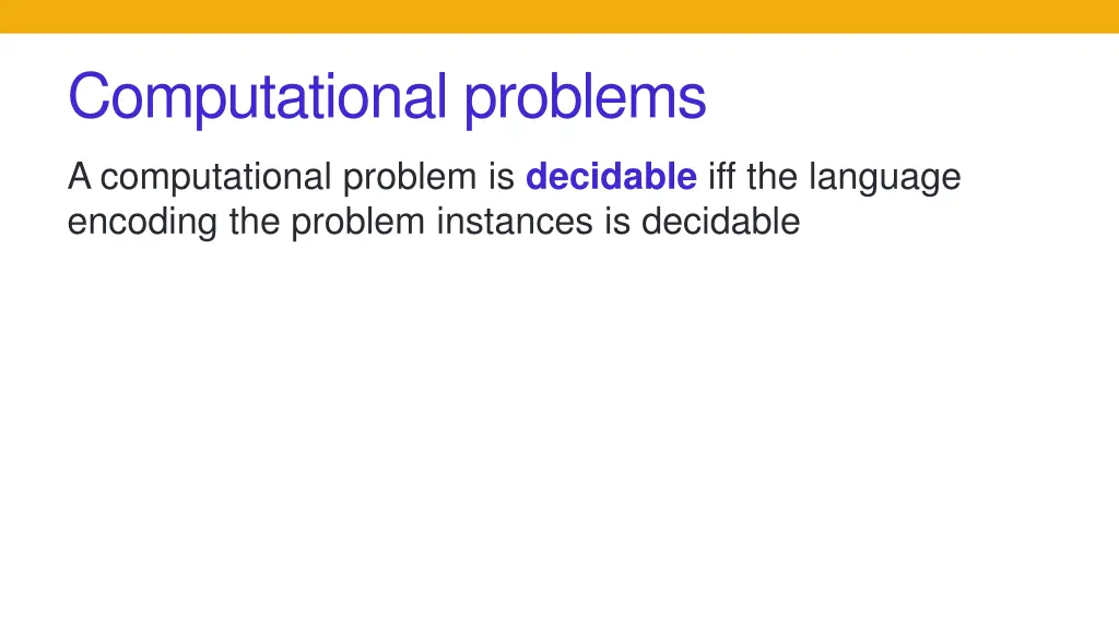 computational problems