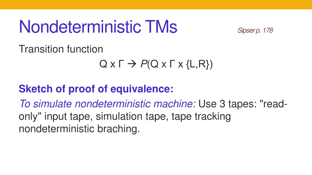 nondeterministic tms