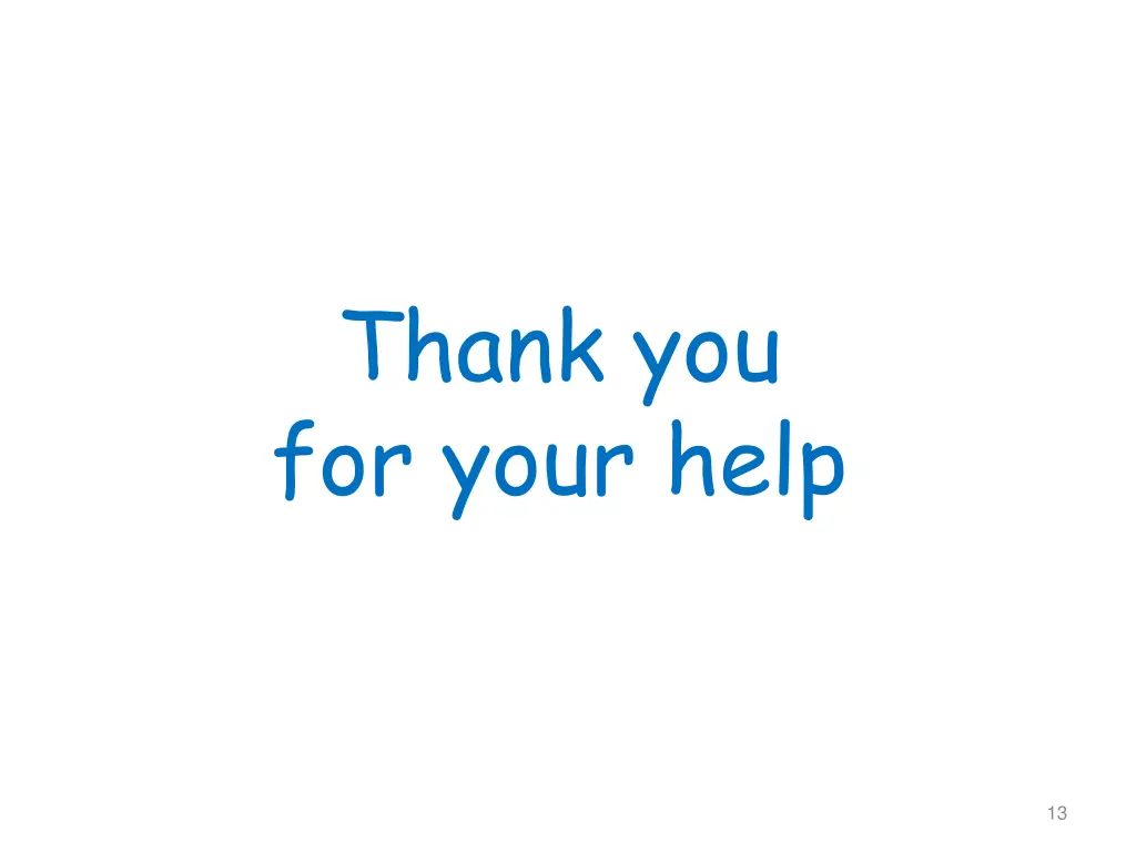 thank you for your help