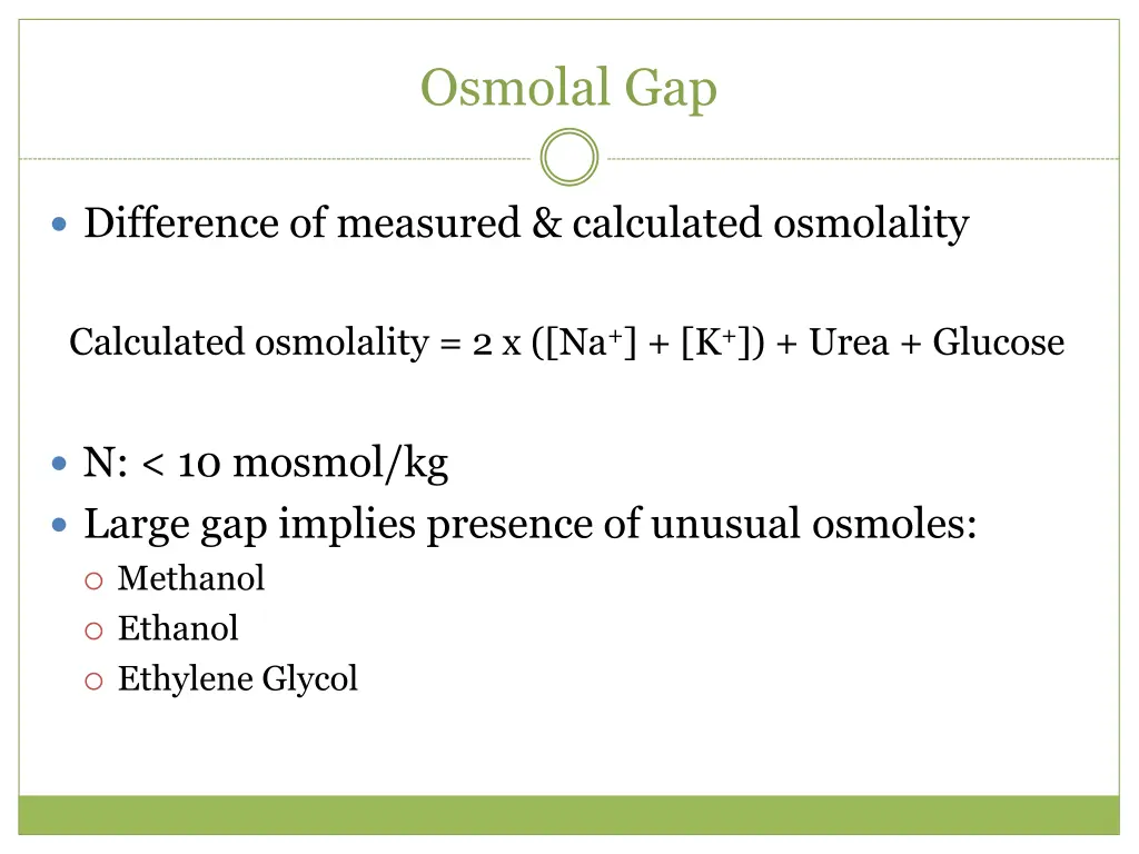 osmolal gap