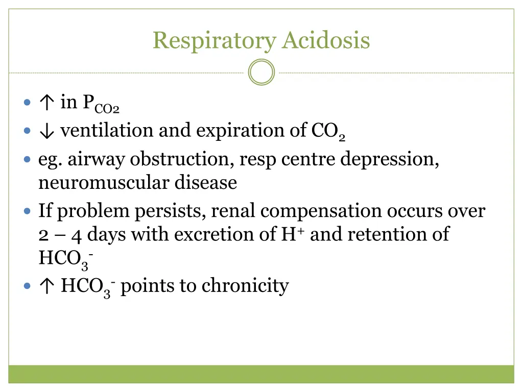 respiratory acidosis
